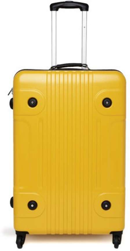 TOMMY HILFIGER AUSTIN EXCLUSIVE Cabin Suitcase 4 Wheels 22 inch YELLOW Price in India Flipkart