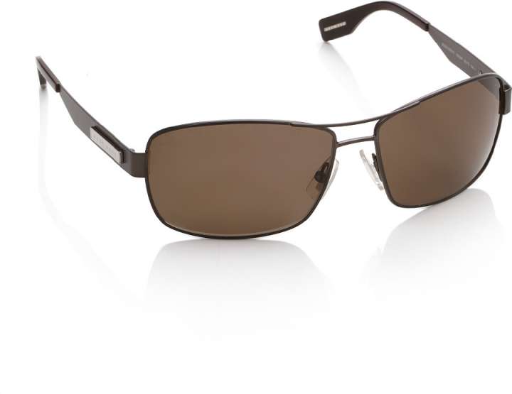 Buy HUGO BOSS Rectangular Sunglasses Brown For Men Online Best Prices in India Flipkart