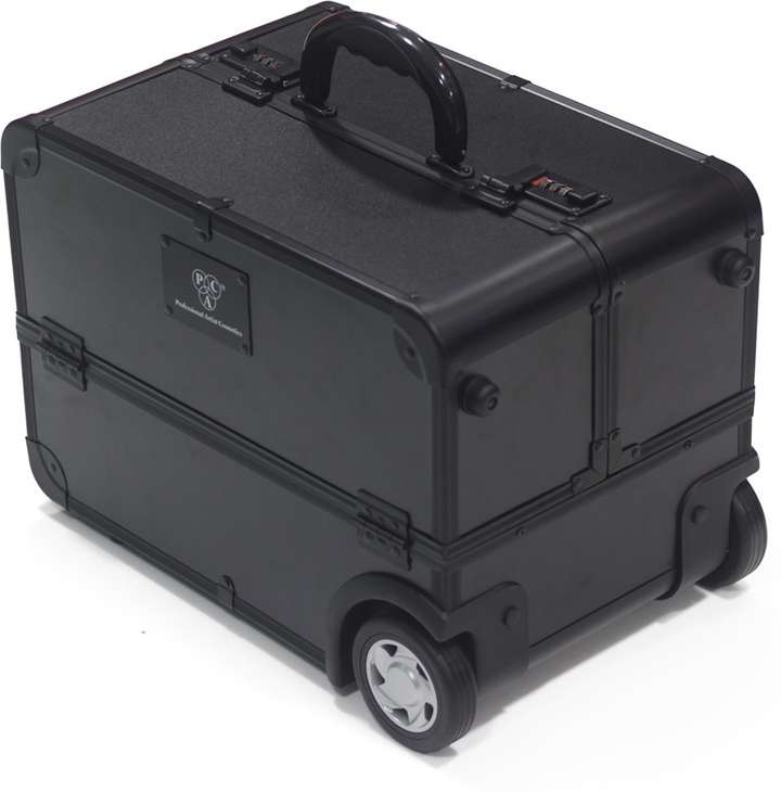 PAC Vanity Bag 2 Sided 3 Trays with Trolley Makeup Multi Purpose Vanity Box Price in India Buy PAC Vanity Bag 2 Sided 3 Trays with Trolley Makeup Multi Purpose Vanity