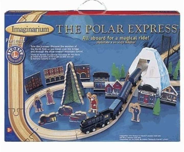 Polar express wooden railway on sale