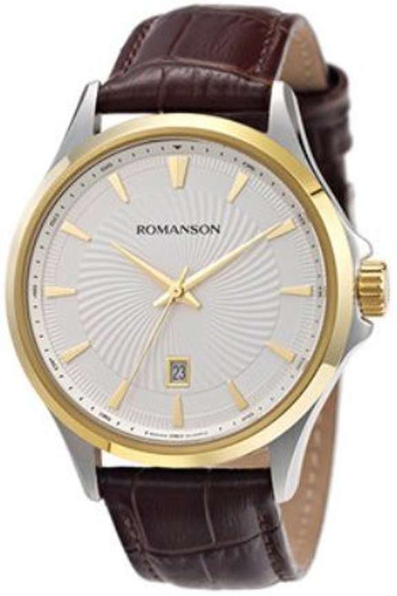 Romanson Swiss Quartz Analog Watch For Men Buy Romanson Swiss Quartz Analog Watch For Men Tl4222mcwh Online at Best Prices in India Flipkart