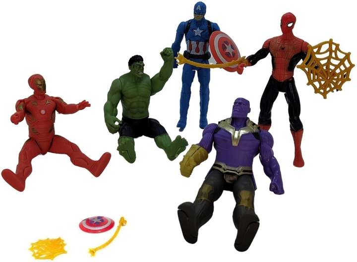 Marvel superhero action figure set hot sale