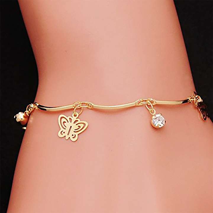 BuyAmaze Trends Gold Plated Cute and Trendy Butterfly Bracelet for Girls Women Metal Anklet Price in India Buy BuyAmaze Trends Gold Plated Cute and Trendy Butterfly Bracelet for Girls