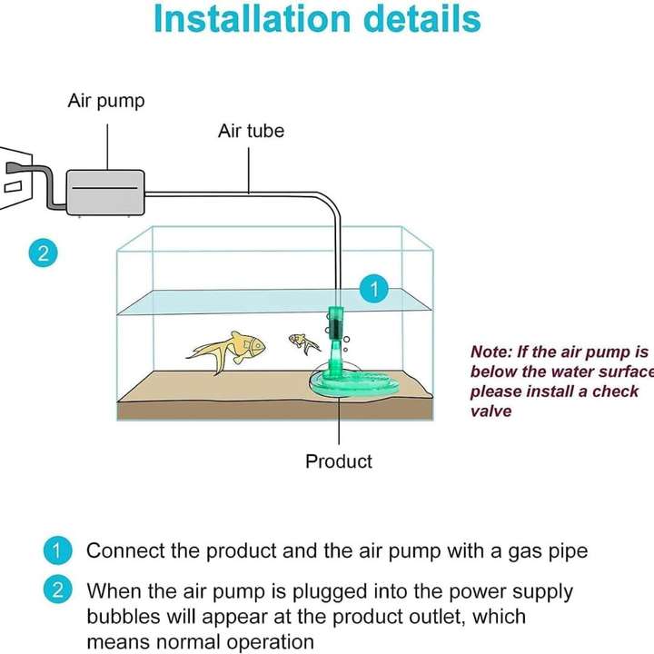 Air filter for fish bowl best sale