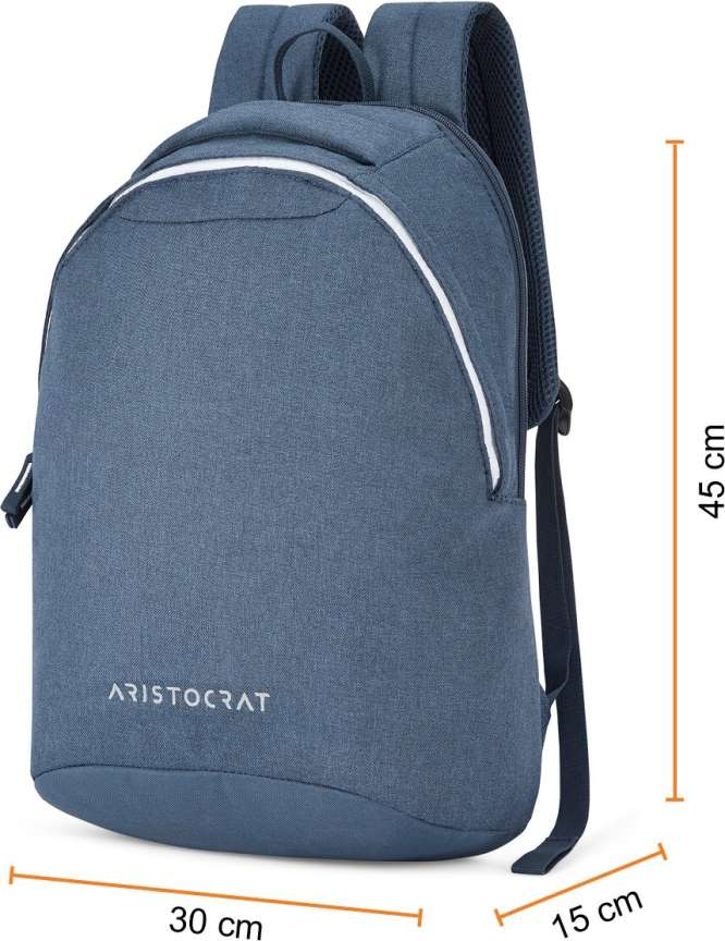 ARISTOCRAT Zeal Laptop Backpack Blue 20 L Laptop Backpack Blue Price in India Flipkart