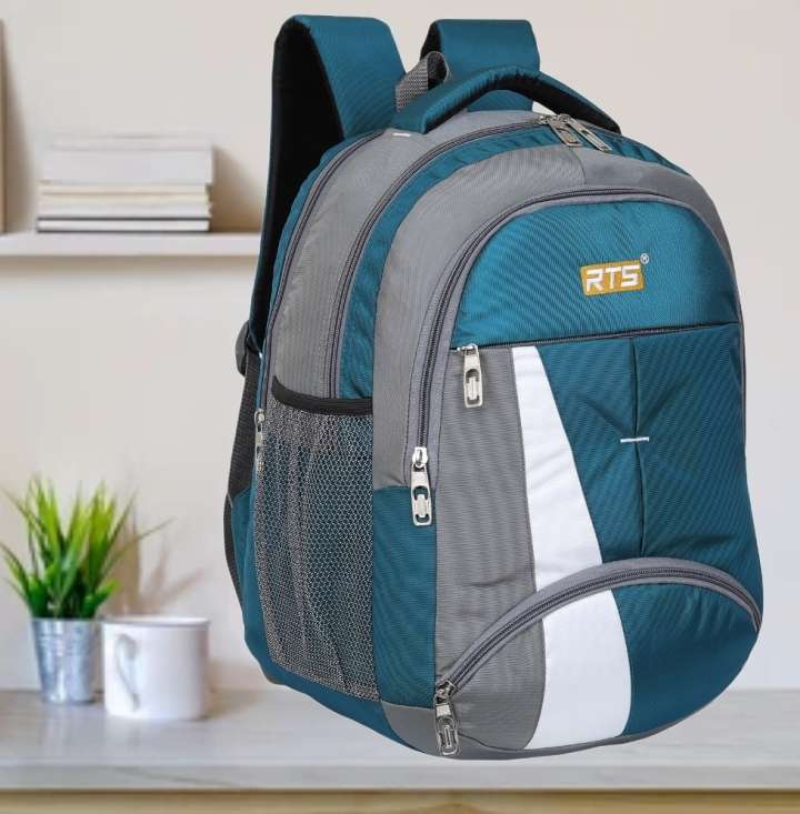 RTS Luggage Heavy Duty durable college bag school bag Laptop bag backpack fashionable and stylish backpack bags for girls boys 40 L Laptop Backpack sky blue Price in India Flipkart