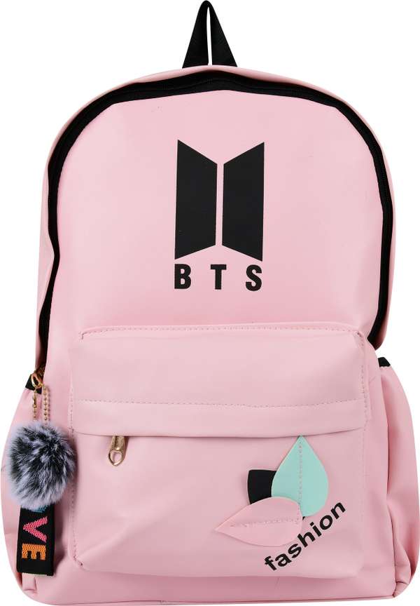 Bts pink backpack new arrivals