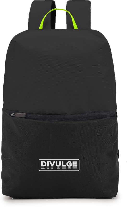divulge Aura Daypack Backpack College bags Office bags For Men and Women 18 liters 18 L Laptop Backpack black Price in India Flipkart