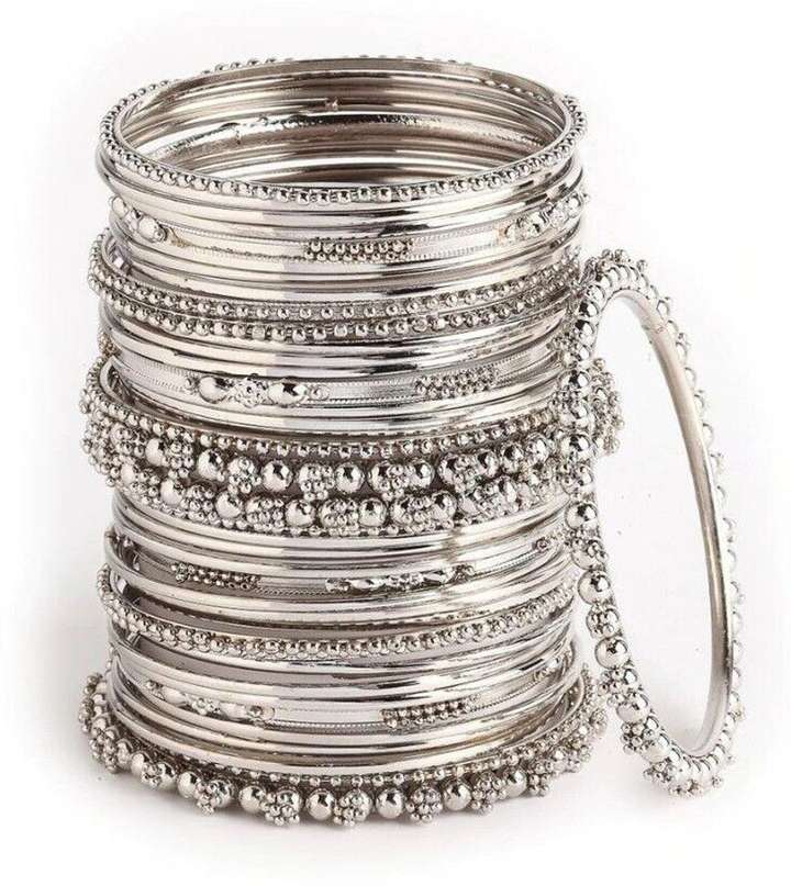 Flipkart silver bangles new arrivals