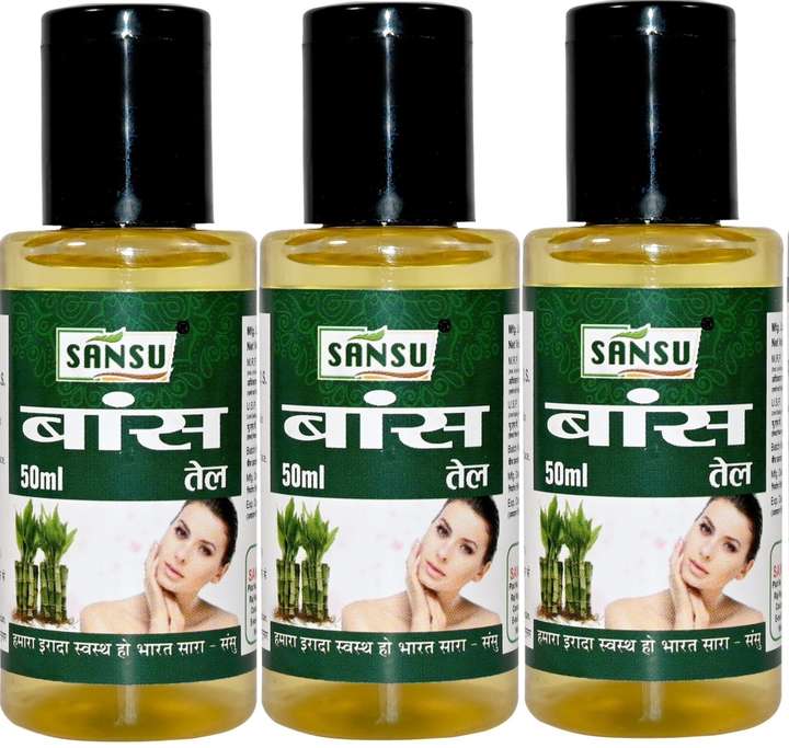 Sansu Bamboo Oil Bans Oil For Hair Massage Body 100 Pure Natural 50ml 3 Price in India Buy Sansu Bamboo Oil Bans Oil For