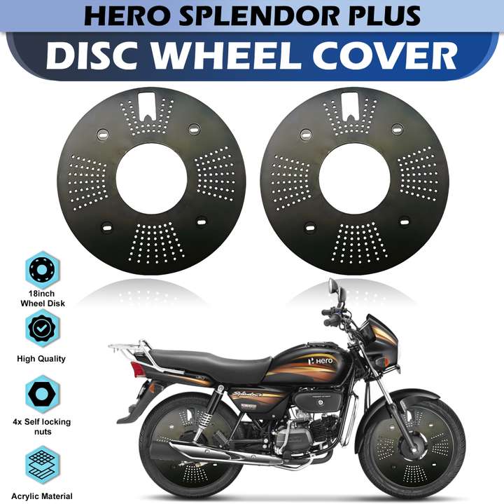 Otoroys PRO Disc Acrylic Wheel Cover For Hero Splendor Plus PRO Bike Fairing Kit Price in India Buy Otoroys PRO Disc Acrylic Wheel Cover For Hero Splendor Plus PRO