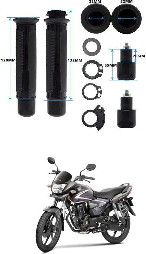 PROEDITION Motorcycle Hand Grips Anti Skid Handlebar Rubber Bar End 30 Handle Bar Grip For Honda CB Shine Price in India Buy PROEDITION Motorcycle Hand Grips Anti Skid Handlebar Rubber Bar End 30