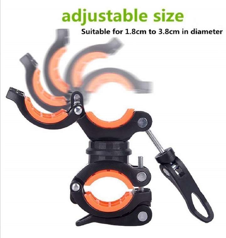 AMICIKART 360 Degree Bicycle Clip Flashlight Mount for Torch Black Bike Headlight Mount Price in India Buy AMICIKART 360 Degree Bicycle Clip Flashlight Mount for Torch Black Bike Headlight Mount onlin...