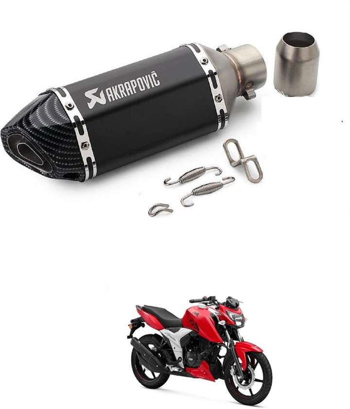 LOVMOTO Bike silencer cf TVS Apache RTR 160 Slip on Exhaust System Price in India Buy LOVMOTO Bike silencer cf TVS Apache RTR 160 Slip on Exhaust System online at Flipkart
