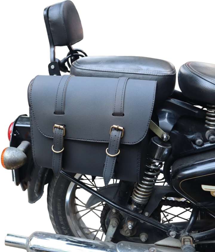 BSI Saddle Bag Rectangle Waterproof Side Saddle Bag For Royal Enfield Bullet 350 Strap Royal Enfield Universal For Bike Bike Tank Cover Price in India Buy BSI Saddle Bag Rectangle Waterproof