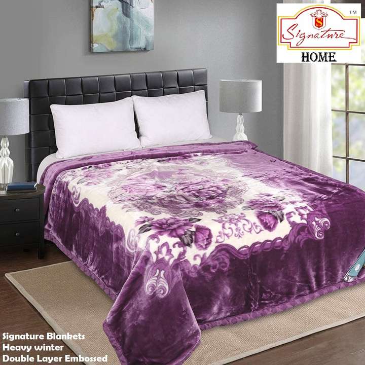 Signature Floral Double Mink Blanket for Heavy Winter Buy Signature Floral Double Mink Blanket for Heavy Winter Online at Best Price in India Flipkart