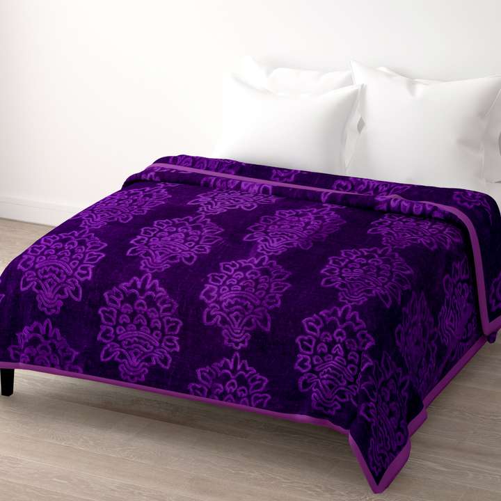 Radhika creation floral double mink blanket hotsell