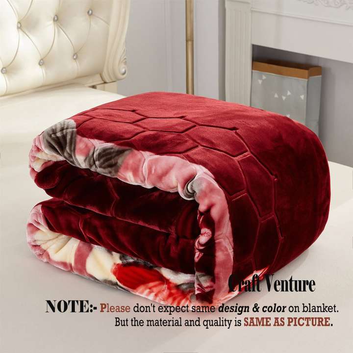 HOLYKRAFT Self Design Double Mink Blanket for Heavy Winter Buy HOLYKRAFT Self Design Double Mink Blanket for Heavy Winter Online at Best Price in India Flipkart