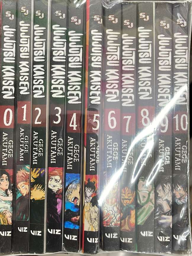 Outlet jujutsu kaisen manga books 0-10 Brand new sealed