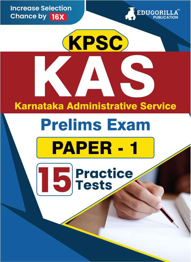 KPSC KAS Prelims Exam (Paper-1) Book 2024 Karnataka Administrative  Service 15 Solved Practice Mock Tests (1500+ MCQs) with Access to Online  Tests: Buy KPSC KAS Prelims Exam (Paper-1)