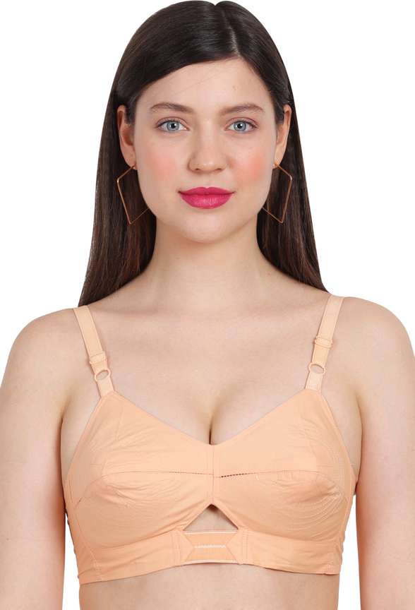Eden Beauty Cotton Non Padded Mid Coverage Regular Bra Size 28 B round stitch daily use Women Full Coverage Non Padded Bra Buy Eden Beauty Cotton Non Padded Mid Coverage Regular Bra Size