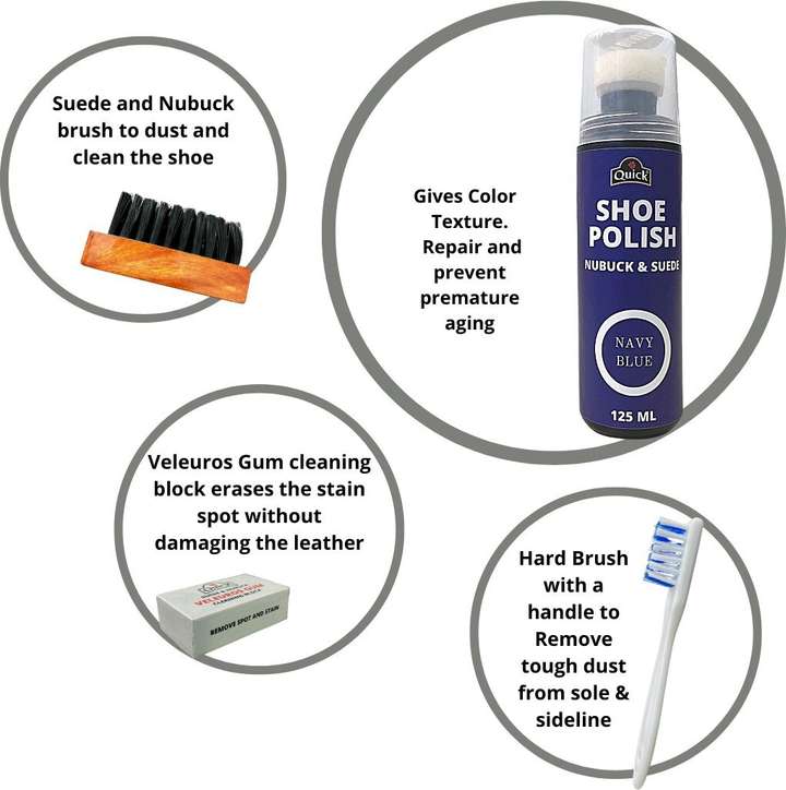 Blue suede shoe polish online
