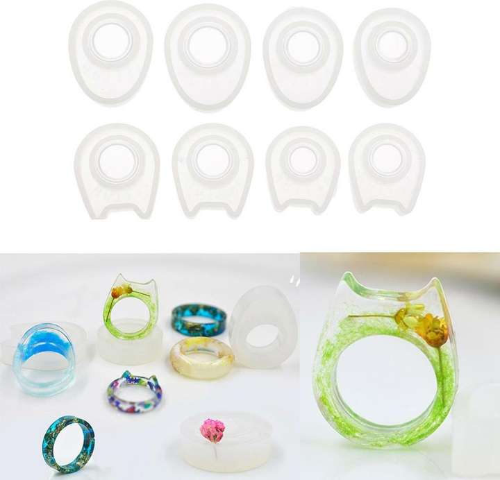 Calandis 4 Size DIY Silicone Finger Ring Mold DIY Resin Jewelry Making Mould egg Silicone Candle Holder Price in India Buy Calandis 4 Size DIY Silicone Finger Ring Mold DIY Resin