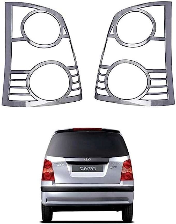 AutoZone Tail Light Show Cover Chrome Finishing Suitable for Hyundai Santro Xing Chrome Hyundai Santro Xing Rear Garnish Price in India Buy AutoZone Tail Light Show Cover Chrome Finishing Suitable for...