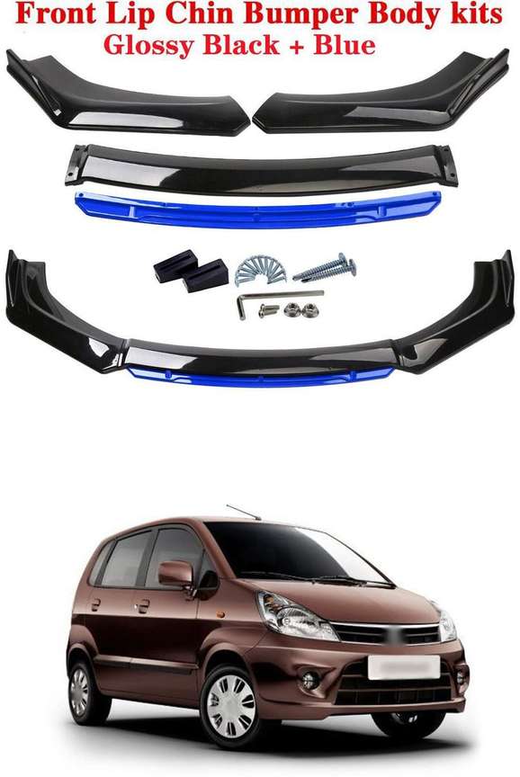 XZRTZ Car Front Bumper Spoiler Splitter Body Kit Side Skirt Front Bumper Guard 436 Matte Glossy Maruti Zen Estilo Front Garnish Price in India Buy XZRTZ Car Front Bumper Spoiler Splitter