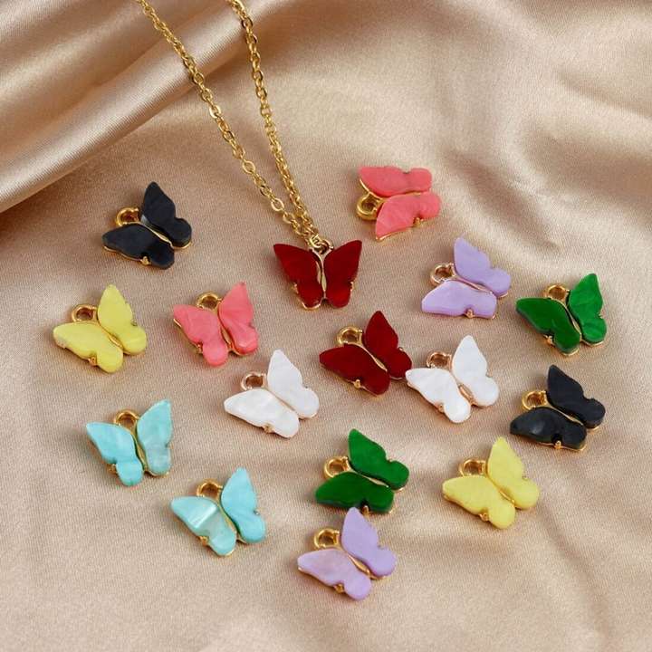 Butterfly charms jewelry making store