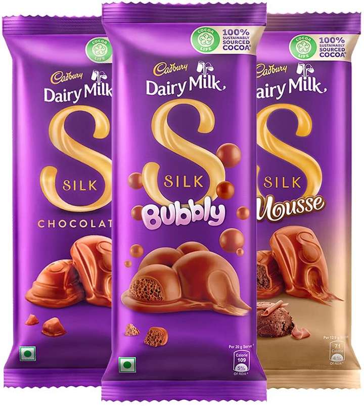 Cadbury SILK MOUSSE BUBBLY Bars Price in India Buy Cadbury SILK MOUSSE BUBBLY Bars online at Flipkart