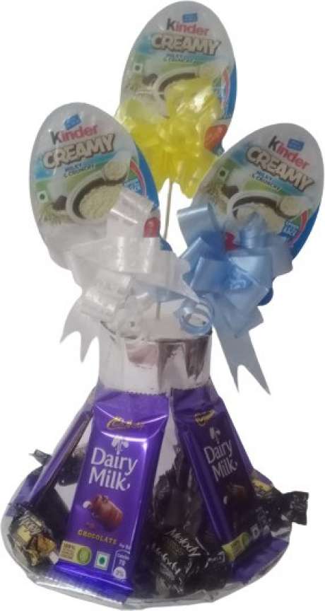 Cadbury Dairy Milk Chocolate Kinder Joy Combo Price in India Buy Cadbury Dairy Milk Chocolate Kinder Joy Combo online at Flipkart