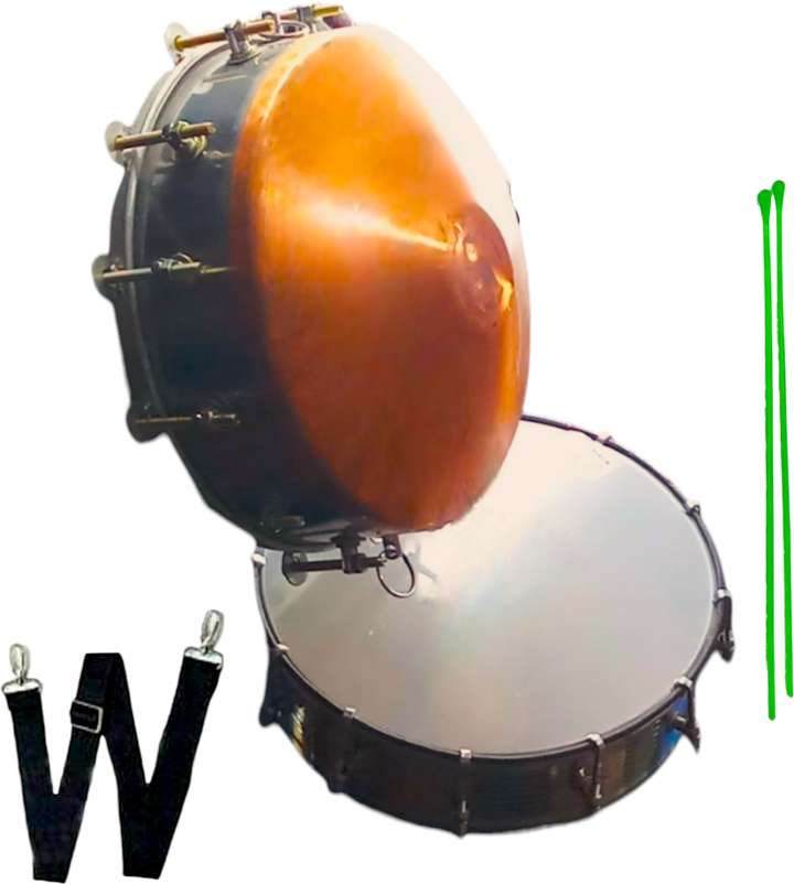 Mayur Musical Tasha Drum Copper Nasik Dhol with 2 Sticks and Belt Dholak Conga Price in India Buy Mayur Musical Tasha Drum Copper Nasik Dhol with 2 Sticks and Belt Dholak