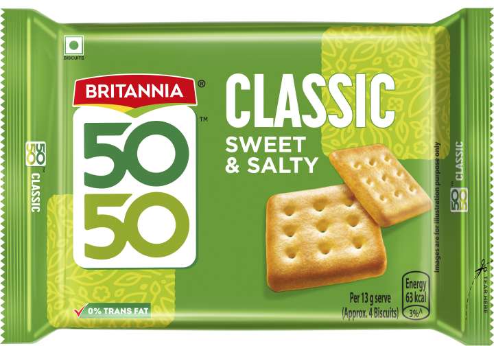 BRITANNIA 50-50 Sweet & Salty Biscuit