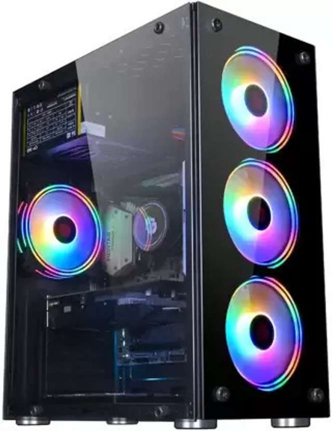 Gaming Desktop Assembled Core I7 3Nd Gen|20Inch Monitor|Pc For Home &  Business (8 Gb Ddr3 Ram/256 Gb Ssd/4Gb Graphic Card/Wifi/Bluetooth/ 20