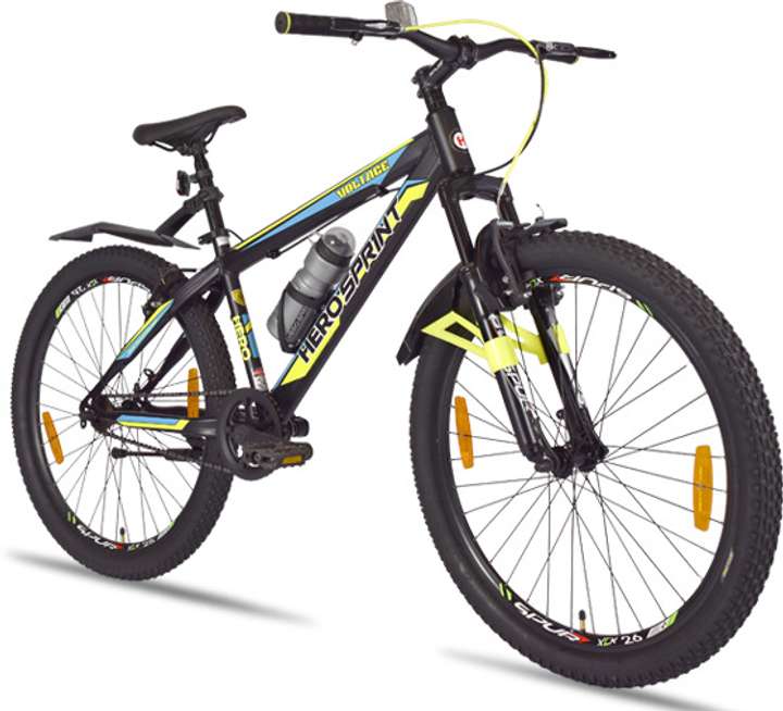 HERO CYCLES Sprint Voltage 26T Single Speed Dual Disc 26 T Mountain Cycle Price in India Buy HERO CYCLES Sprint Voltage 26T Single Speed Dual Disc 26 T Mountain Cycle online