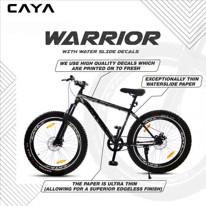 CAYA WARRIOR 26 Dual Disc Triple Alloy Rims Front Shocker 26 T Fat Tyre Cycle
