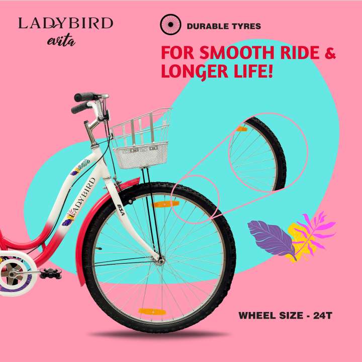 BSA LADY BIRD EVITA 24 T Girls Cycle Womens Cycle Price in India Buy BSA LADY BIRD EVITA 24 T Girls Cycle Womens Cycle online at Flipkart