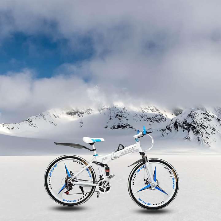 Mercedes white folding cycle clearance