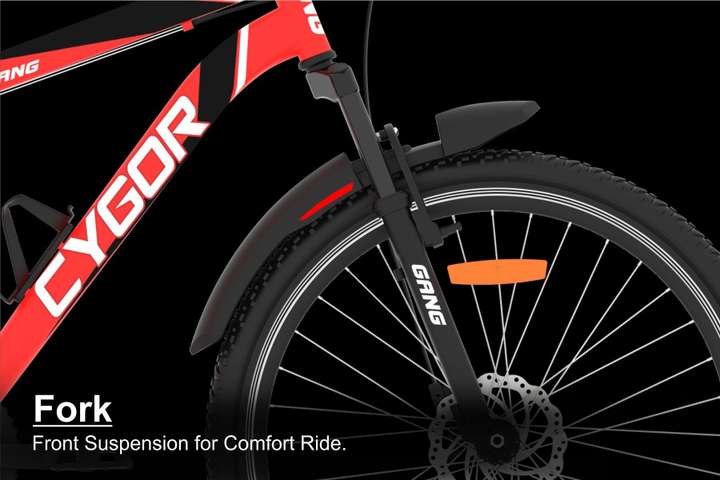 GANG Cycles Cygor Multi Speed Front Suspension With Dual Disc Brake Bike MATTE RED 26 T Mountain Cycle Price in India Buy GANG Cycles Cygor Multi Speed Front Suspension With Dual Disc Brake Bike
