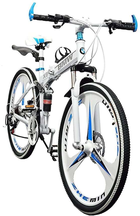 Amardeep Cycles BMW X6 Foldable Sports Bicycle Mountain Bike 26 With 21 Speed Gear Unisex 26 T Mountain Cycle Price in India Buy Amardeep Cycles BMW X6 Foldable Sports Bicycle Mountain
