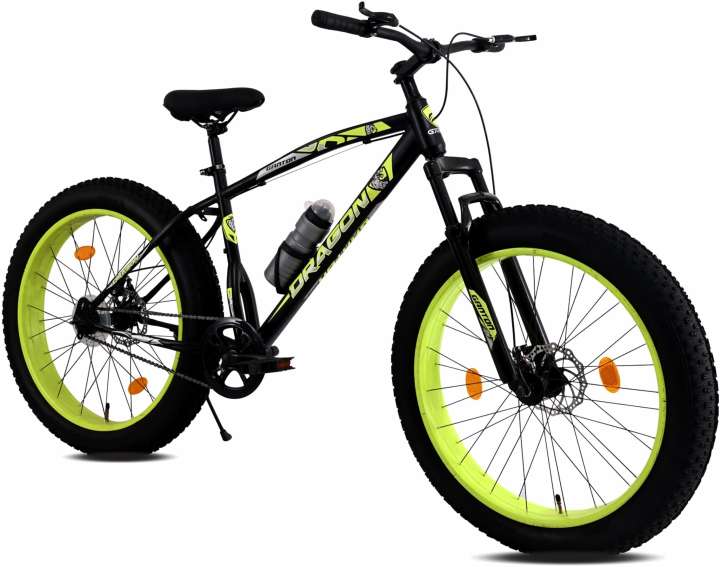 GANTON 26x4.00 FAT BIKE WITH DUAL DISC BRAKE FRONT SUSPENSION 26 T Fat Tyre Cycle Price in India Buy GANTON 26x4.00 FAT BIKE WITH DUAL DISC BRAKE FRONT SUSPENSION 26 T