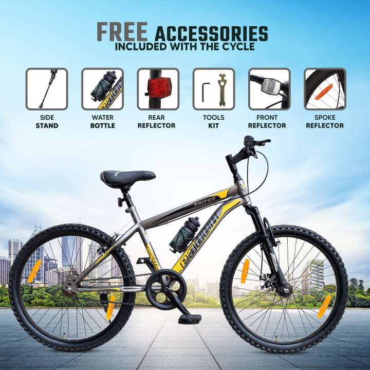LEADER Sniper MTB 24T Mountain Bicycle Single Speed Ideal for 9 14 years Age 24 T Mountain Cycle