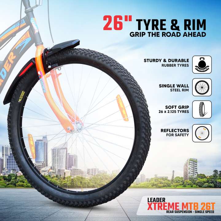 LEADER XTREME REAR SUSPENSION FOR MTB RIDER 26 T Mountain Cycle Price in India Buy LEADER XTREME REAR SUSPENSION FOR MTB RIDER 26 T Mountain Cycle online at Flipkart