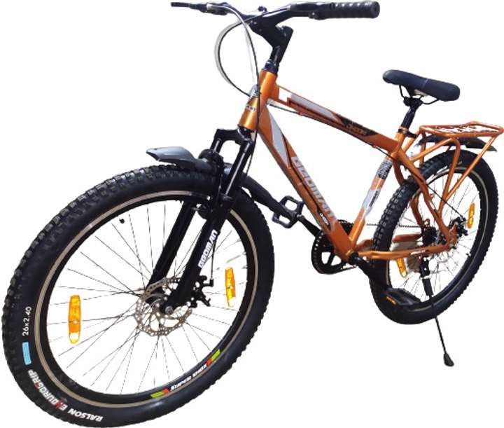 Geoman Imported Dhoom Ranger Sport Front Shocker Dual Disc Brake Lock Bell 95 Assembled 26 T Mountain Cycle Price in India Buy Geoman Imported Dhoom Ranger Sport Front Shocker Dual Disc Brake