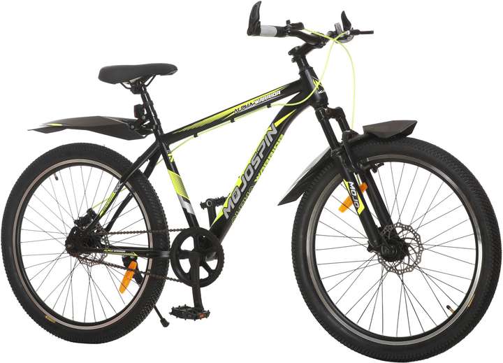 MOJOSPIN ALFA WARRIOR 26 T CYCLE with Disc Brake and Suspension Ideal for  13+ years 26 T Mountain Cycle Price in India - Buy MOJOSPIN ALFA WARRIOR 26  T CYCLE with Disc