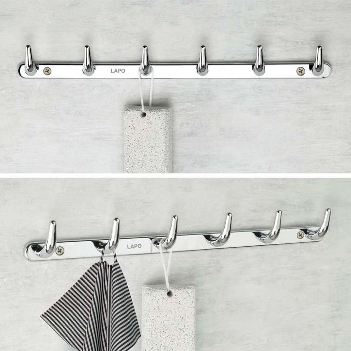 LAPO 6 Pin Hooks Door Hanger Hooks for Hanging Clothes and Keys Matt Pack of 2 Door Hanger Price in India Buy LAPO 6 Pin Hooks Door Hanger Hooks for Hanging Clothes and Keys
