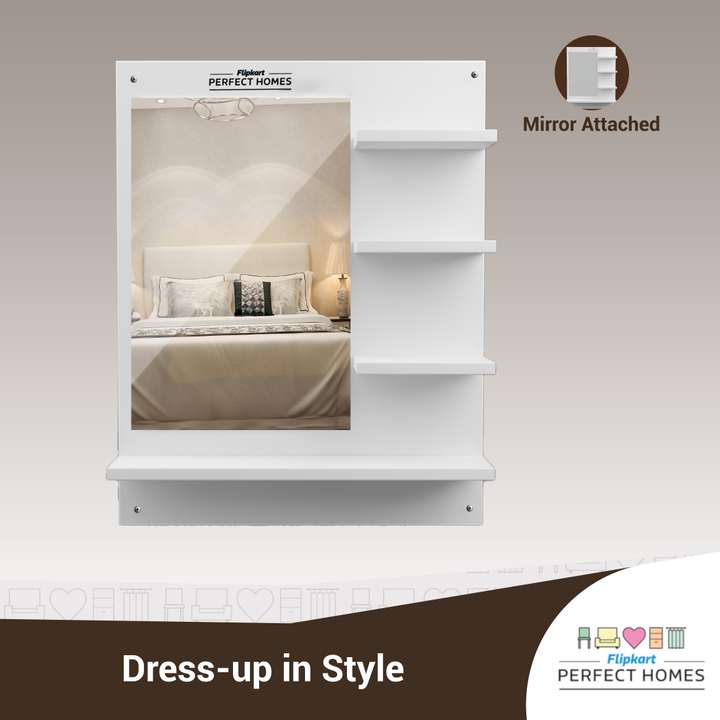Flipkart Perfect Homes Grace Engineered Wood Dressing Table Price in India Buy Flipkart Perfect Homes Grace Engineered Wood Dressing Table online at Flipkart