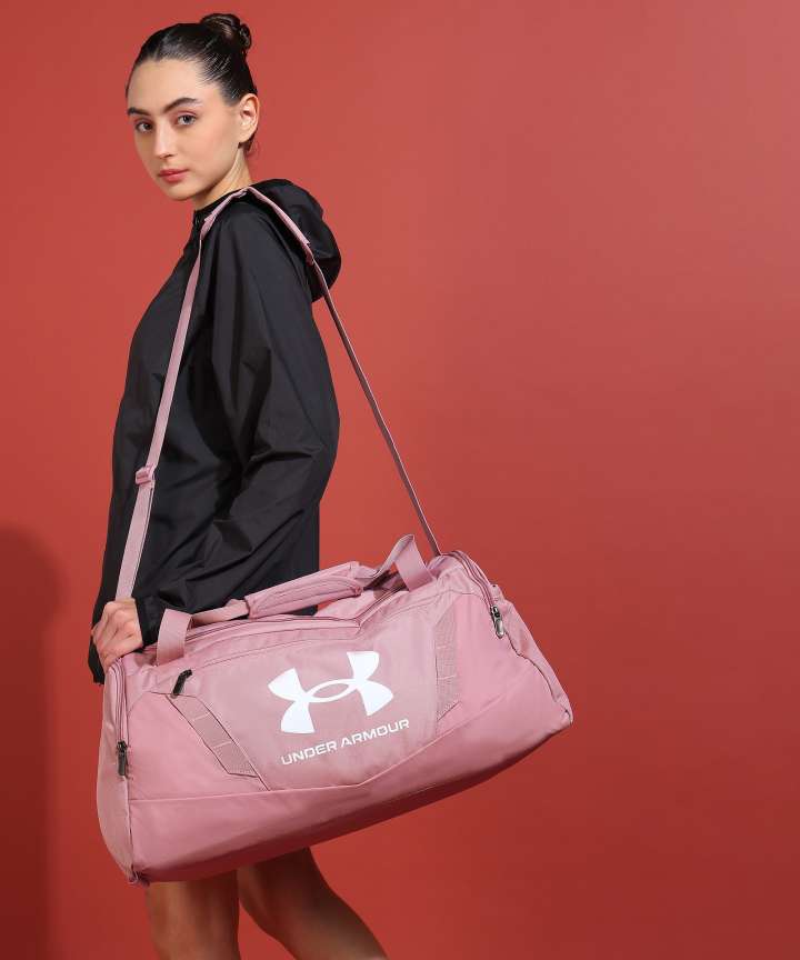 Pink under armour gym bag hotsell