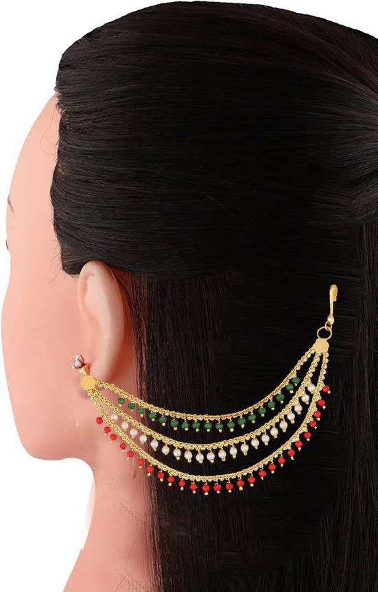 Long hair chain earrings shop